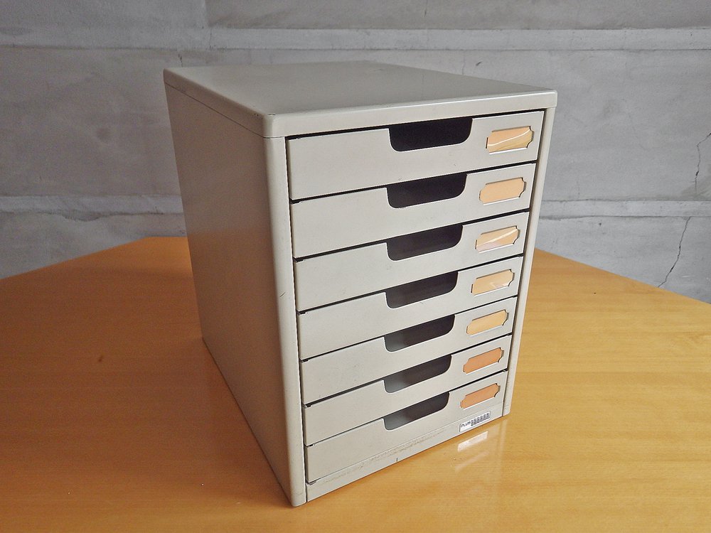 プラス PLUS スチール製 A4サイズ 7段 書類棚 レターケース 