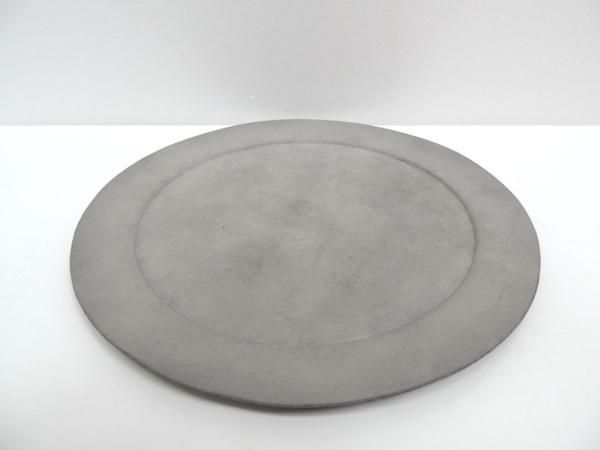 4月末まで値下【未使用】吉田次朗さん グレー リムプレート25センチ 4月末まで値下【未使用】吉田次朗さん グレー リムプレート25センチ