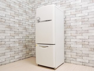 ナショナル National ウィル WiLL 冷凍冷蔵庫 ホワイト 2003年製 162L 廃番 ノスタルジックデザイン ●