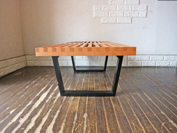 硼 ͥ륽 George Nelson ץåȥե ٥ Platform Bench ơ֥ ߥåɥ꡼ǥ ץ 