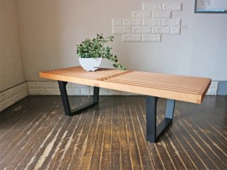 硼 ͥ륽 George Nelson ץåȥե ٥ Platform Bench ơ֥ ߥåɥ꡼ǥ ץ 