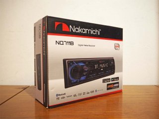 ʥߥNakamichi NQ711B ǥ ⥳ Bluetooth¢ USB MP3 AUX-IN 1DINǥå ǥ륪ǥ쥷С  