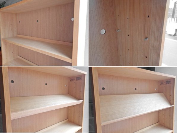 無印良品 MUJI タモ材 組み合わせて使える木製収納 高さ175cm 本棚 