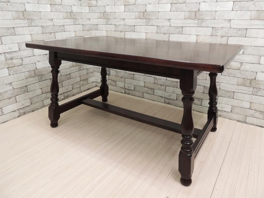 GMEK508○九州民芸家具 ミズメザクラ 無垢材 ダイニングテーブル 食卓テー