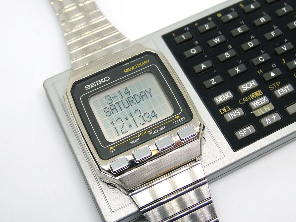 セイコー SEIKO UC-2001 & UC-2100 腕コン＆キーボード 1984年発売 ...