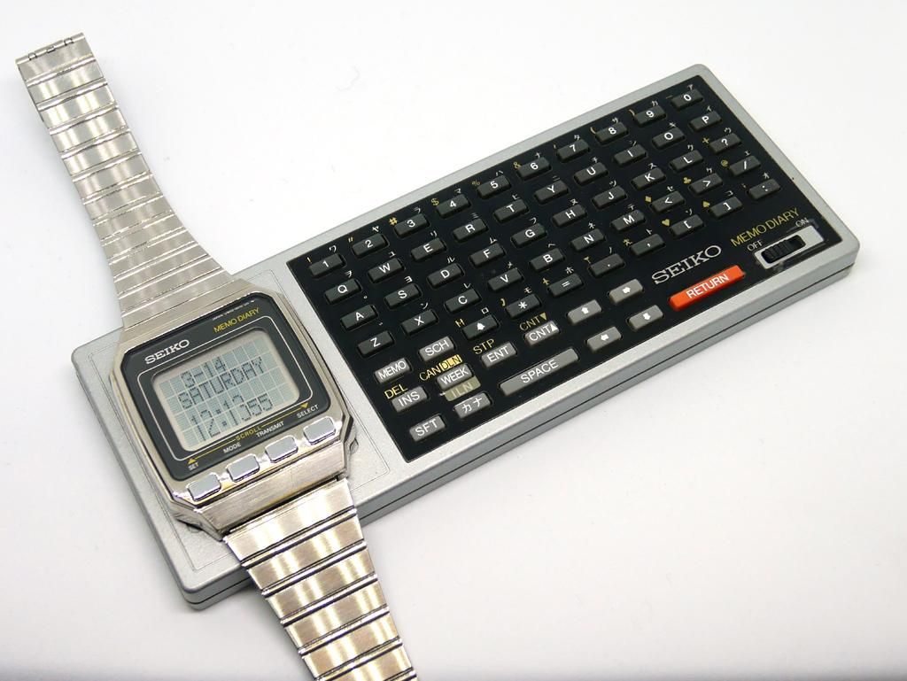 セイコー SEIKO UC-2001 & UC-2100 腕コン＆キーボード 1984年発売