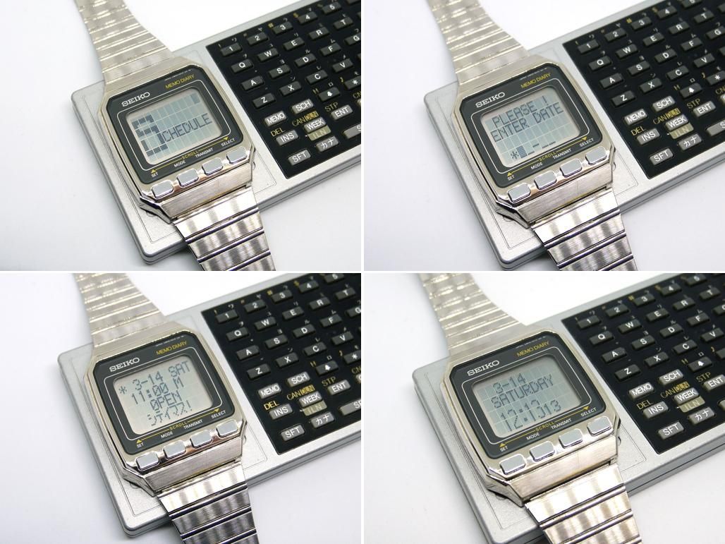 セイコー SEIKO UC-2001 & UC-2100 腕コン＆キーボード 1984年発売 ...