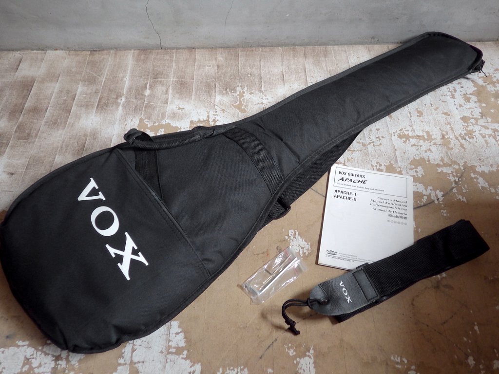 ヴォックス VOX アパッチ APACHE-1 アンプ内蔵エレキギター トラベルギター ティアドロップ オレンジ ♪