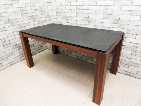 クラスティーナ Crastina 御影石材 ウォールナット無垢材 ダイニングテーブル モダンデザイン Tokyo Recycle Imption 東京 世田谷のリサイクルショップ デザイナーズ 北欧家具の販売 買取 クラスティーナ Crastina 御影石材 ウォールナット無垢材 ダイニングテーブル モダンデザイン Tokyo Recycle Imption 東京 世田谷のリサイクルショップ デザイナーズ 北欧家具の販売 買取
