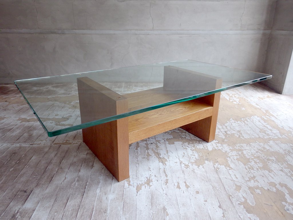 東京引取り)Low table with glass - www.minik.hr