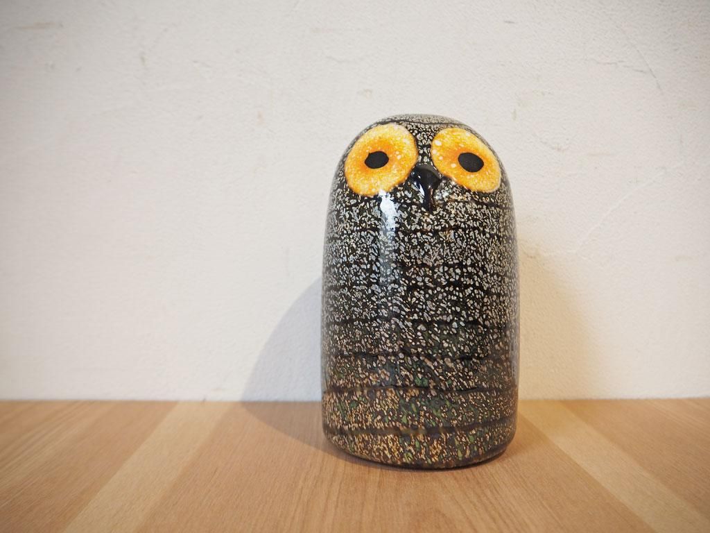 新品　iittala /イッタラ　バード　メンフクロウ　Barn Owl底約9㎝