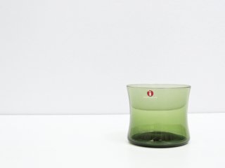 イッタラ iittala i-104 ドリンキング グラス Drinking glass ビンテージ ティモ・サルパネヴァ レアカラー グリーン 北欧食器 ●
