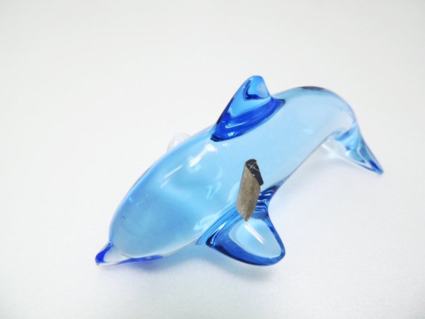 ɡ ե Daum France ꥹ ɥե ֥ Crystal Dolphin Sculpture ֥롼 
 