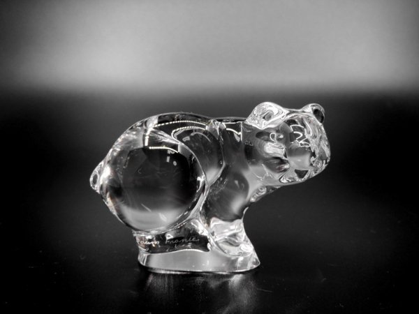 ɡ ե Daum France ꥹ ֥  Crystal Sculpture Bear ꥢ 