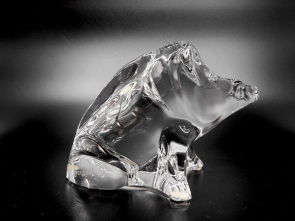 Х Baccarat  ꥹ ֥ Υ Crystal Sculpture boar ֤ʪ 