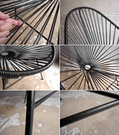 ȥ METROCS ץ륳 Acapulco Chair ֥å ᥭ PVC 