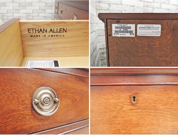 󥢡 Ethan Allen ˥塼ݡ Newport ꥪåȥ֥ɥå Elliot Double Dresser  ޥۥˡ 