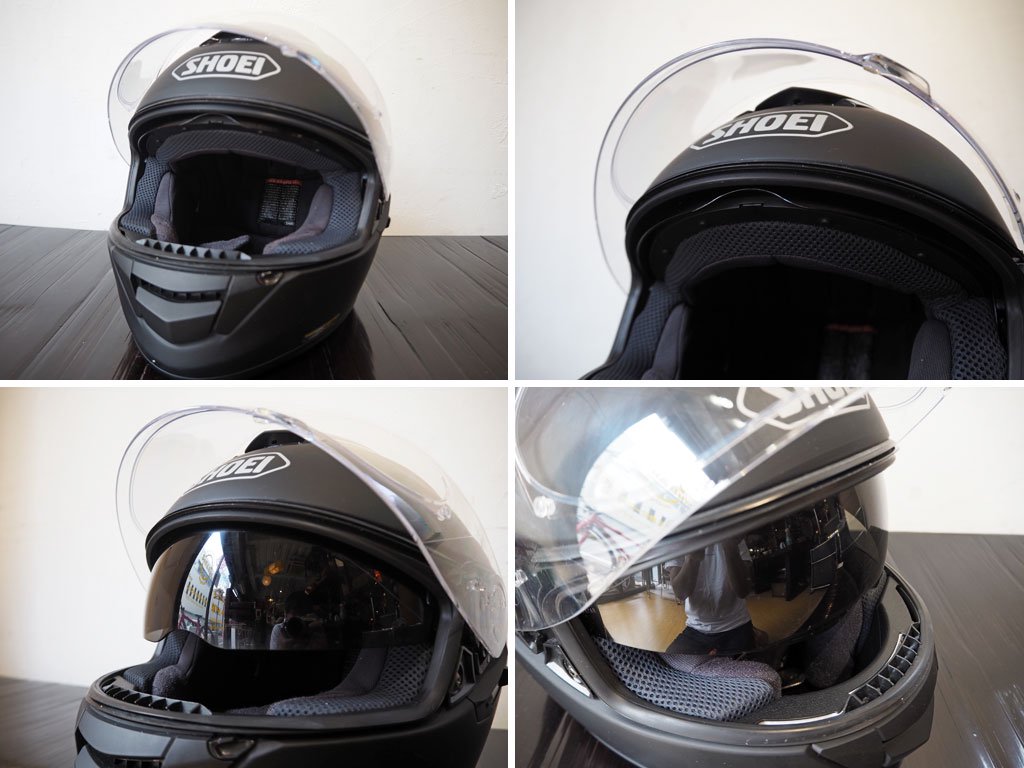 ショウエイ SHOEI フルフェイスヘルメット GT-Air 廃盤 マットブラック QSV-1 インナーサンバイザー Lサイズ ★