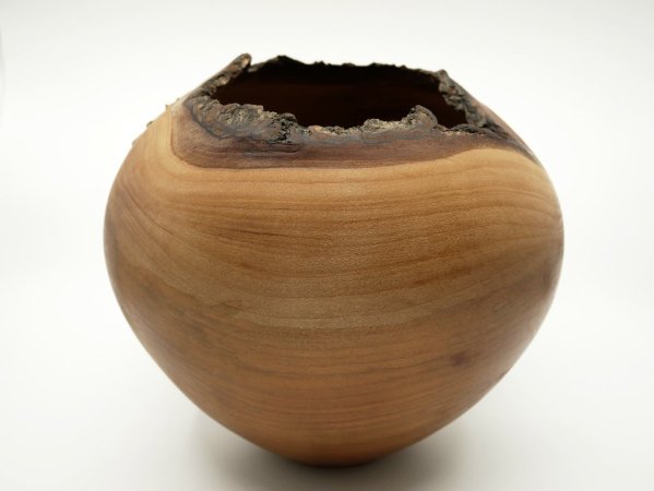 盛永省治 Shoji.M ウッドベース WOOD VASE 木の器 山桜 現代作家