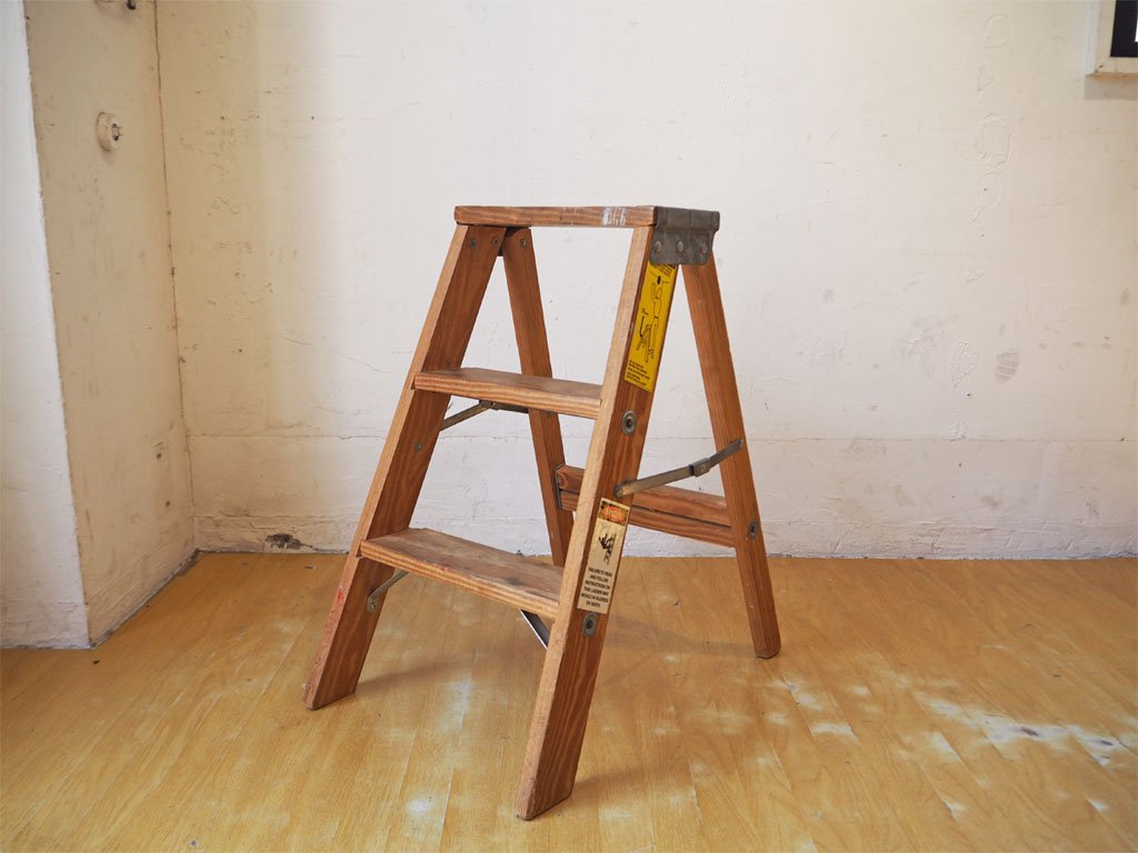 その他MICHIGAN LADDER Wood 3Step Ladder