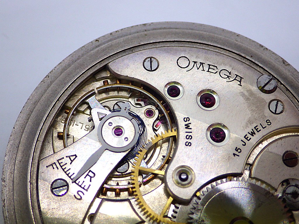 オメガ OMEGA 1930年代頃 ビンテージ 懐中時計 手巻き Cal.375L 15石