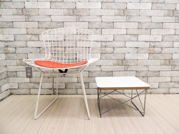 ϡޥߥ顼 Herman Miller LTRT ॺ 磻䡼١ ơ֥ Eames Wire Base Low Table ۥ磻 ߥåɥ꡼ 