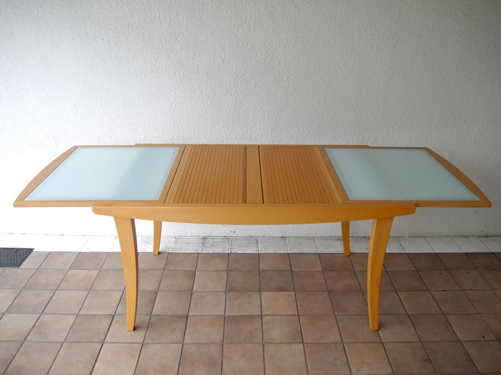 有名ブランド ダイニングテーブル 伸長式テーブル イタリア製 食卓