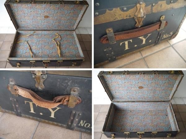 AOKI&CO ビンテージ トランク Vintage trunk トランクケース ロー