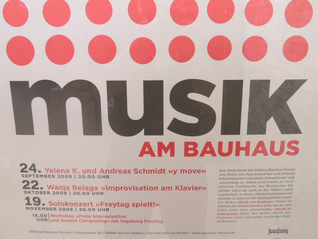 Хϥ Bauhaus ॸ (ߥ塼å) Musik am Bauhaus2  եå ȥݥ 2008ǯ  ߥåɥ꡼ ˥ 