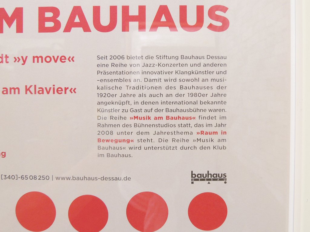 Хϥ Bauhaus ॸ (ߥ塼å) Musik am Bauhaus2  եå ȥݥ 2008ǯ  ߥåɥ꡼ ˥ 