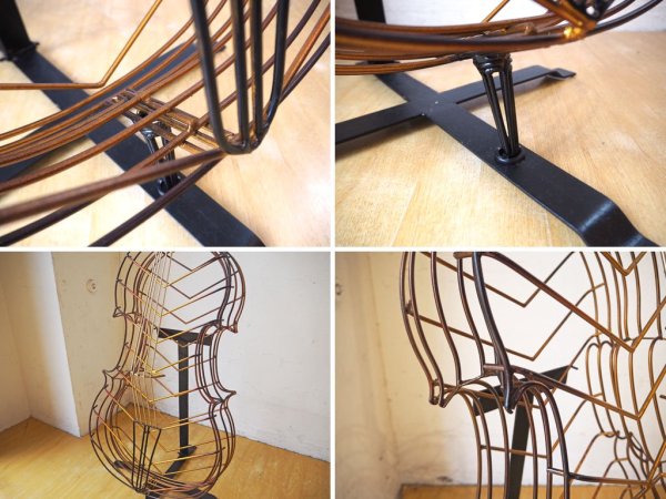 ɥե˥㡼 AND Furniture ᥿ Metal  cello motif ե Floor decor ڴ 
