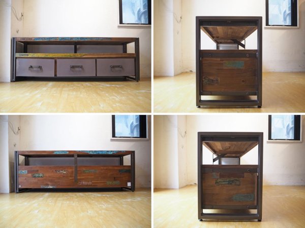 ǥܥǥ d-Bodhi ե ȥꥢ 3ɥ ƥӥܡ FERUM INDUSTRIAL 3DRAWER TV BOARD AVܡ 