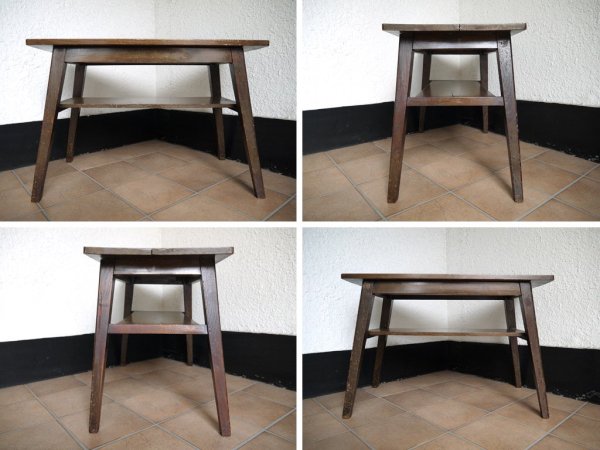 ジャパンビンテージ Japan vintage 古い木味のローテーブル 和家具 