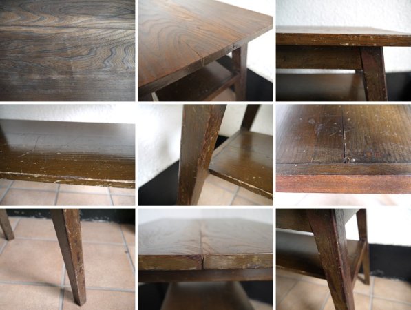 ジャパンビンテージ Japan vintage 古い木味のローテーブル 和家具 