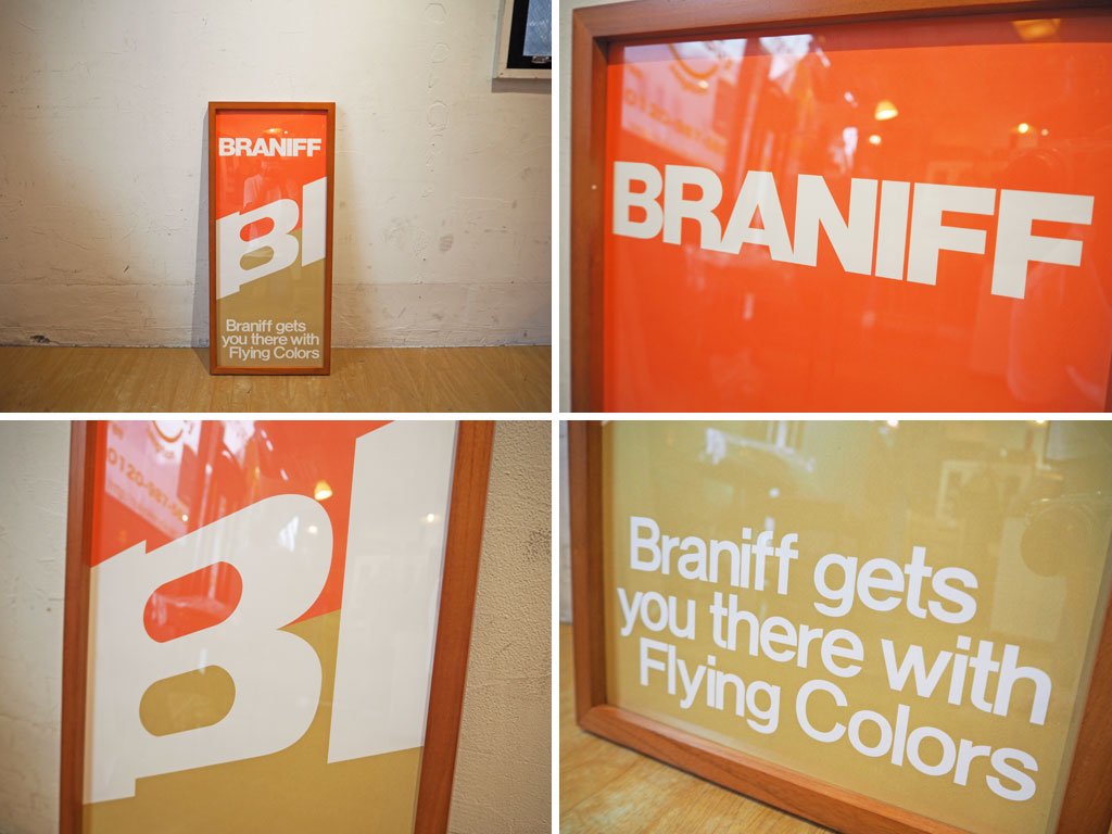 ֥˥ա󥿡ʥʥ Braniff international Airways ֥˥չҶ ȥݥ ѥͥե졼 ߥåɥ꡼  ̤Ȣ 