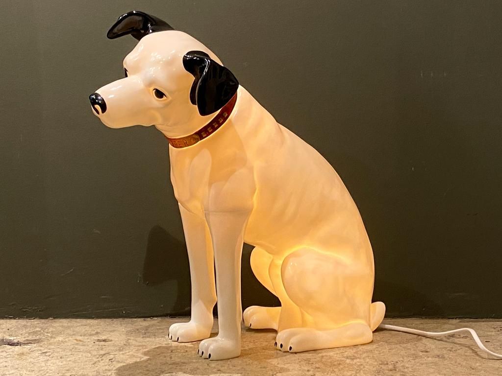 ビクター Victor ニッパー NIPPER 犬 照明 テーブルランプ 高43cm 樹脂