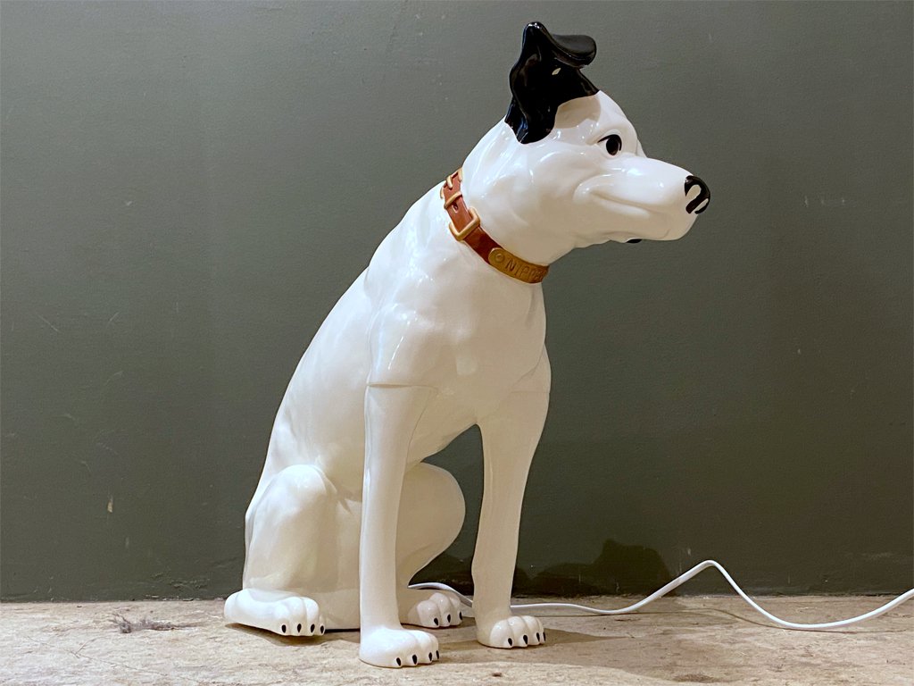 ビクター Victor ニッパー NIPPER 犬 照明 テーブルランプ 高43cm 樹脂 