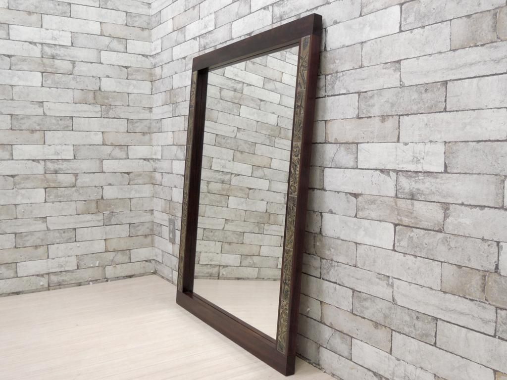 ハスレヴ＆ロイヤルコペンハーゲン テネラタイル ミラー ローズウッド