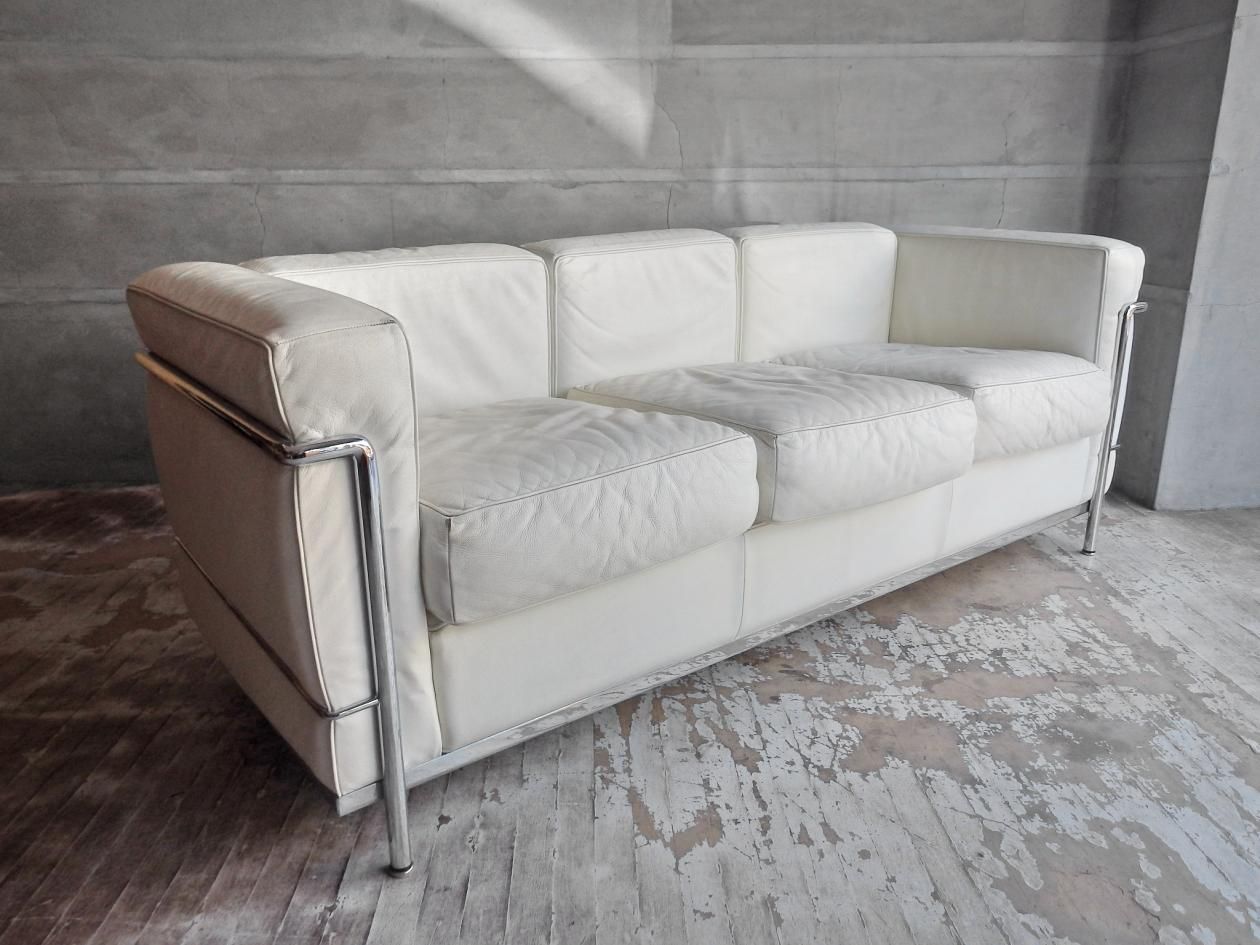 カッシーナ Cassina LC2 ソファ 3S ポリエステルパッディング仕様