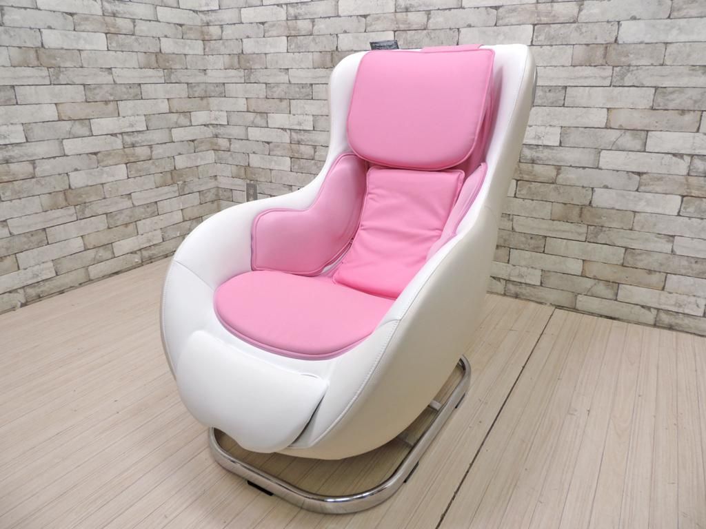 フジ医療器 ロースタイルマッサージチェア Low Style Massage Chair H As Ls1 ベージュ ピンク 受注生産カラー スピーカー付 16年製 定価 約8万円 Tokyo Recycle Imption 東京 世田谷のリサイクルショップ デザイナーズ 北欧 家具の販売 買取