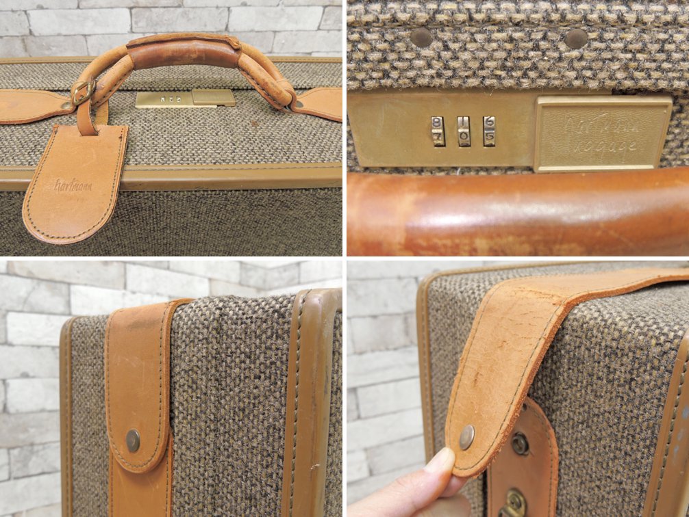 ϡȥޥ hartmann ĥɥ٥ƥ TWEED BELTING ȥ٥Хå Travel Bag ȥ  㥹 ꥫӥơ US Vintage  