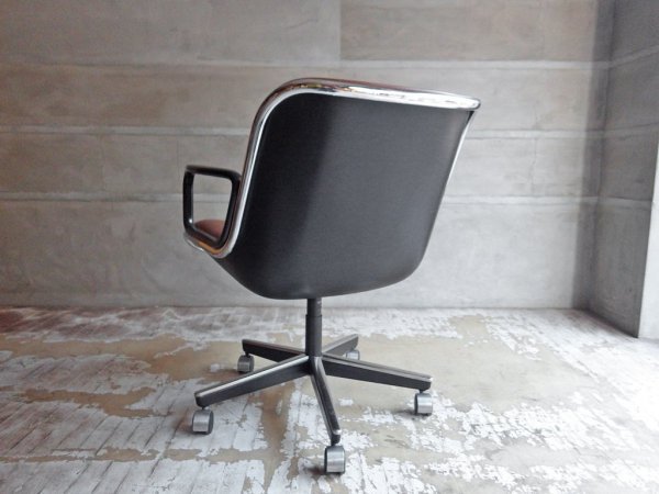 Υ Ρ Knoll ݥå Pollock Chair ƥ֥ դ 5ܵ 㥹١ 쥶 ܳ ֥饦 ǥ ߥåɥ꡼ 