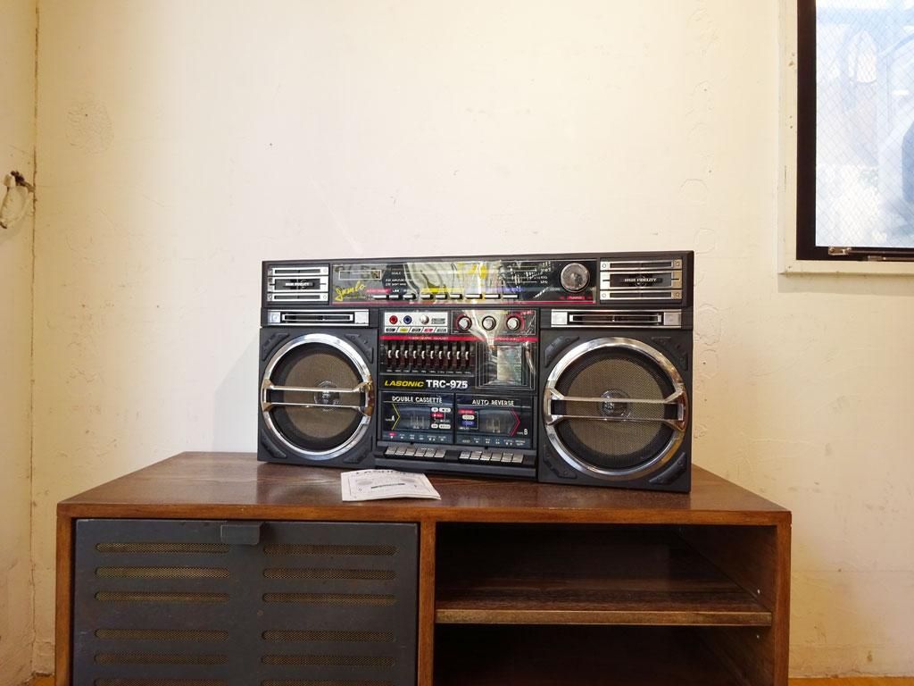 ラソニック Lasonic Trc 975 ブームボックス Boombox ダブルカセット ビッグラジカセ 80年代 動作ok Old School Hiphop ブレイクダンス Tokyo Recycle Imption 東京 世田谷のリサイクルショップ デザイナーズ 北欧家具の販売 買取