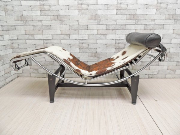 ル・コルビジェ Le Corbusier LC4 シェーズロング 長椅子 ソファ ハラコレザー リプロダクト デザイナーズ家具 モダン ●