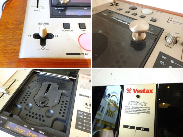 ٥ VESTAX CDX-15 Professional Dual CD Player ǥ奢CDץ졼䡼 CDJ ߥ  ưǧ 