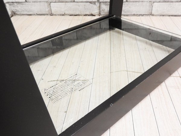 アルテジャパン ARTE JAPAN EM(MT) -004 コンソールテーブル ガラス 2段 ガラステーブル ディスプレイラック モダンデザイン 本体価格\110,770- ● 