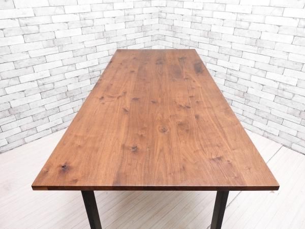 いまだ Craft Furniture Imada クーパー Cooper ウォールナット無垢材 アイアン脚 ダイニングテーブル W199cm インダストリアル 府中家具 Tokyo Recycle Imption 東京 世田谷のリサイクルショップ デザイナーズ 北欧家具の販売 買取 いまだ Craft Furniture Imada クーパー Cooper ウォールナット無垢材 アイアン脚 ダイニングテーブル W199cm インダストリアル 府中家具 Tokyo Recycle Imption 東京 世田谷のリサイクルショップ デザイナーズ 北欧家具の販売 買取