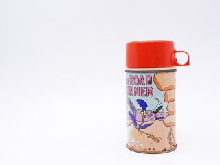 サーモス THERMOS ルーニー・テューンズ Looney Tunes ロードランナー ＆ ワイリー・コヨーテ 水筒 魔法瓶 1960-70s ビンテージ Vintage ●
