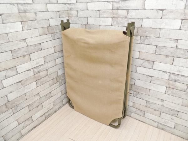 フランス軍 70'sビンテージ 野営コット Field cot Bed 折り畳みベッド