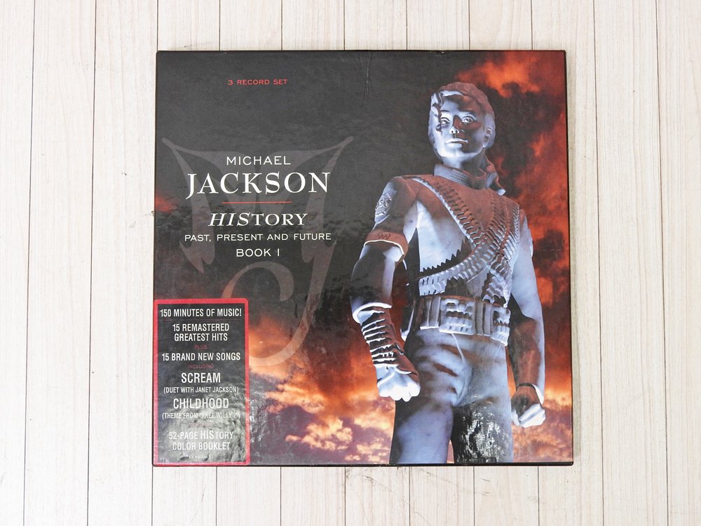 ޥ롦㥯 MICHAEL JACKSON ҥȥ꡼ HISTORY PAST, PRESENT AND FUTURE BOOK 1 ʥ쥳 US LP3祻å  